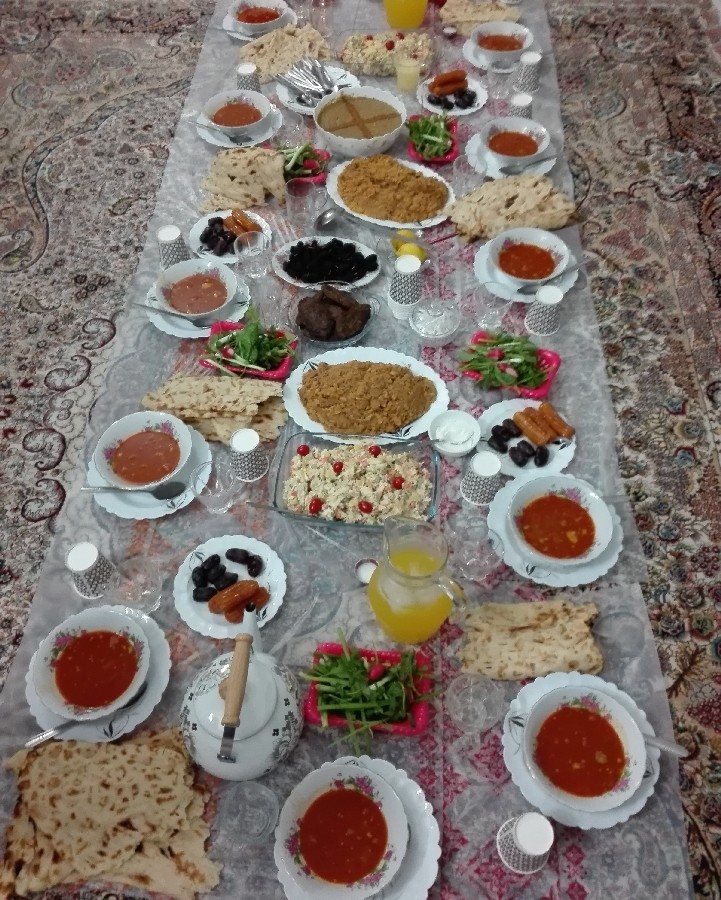 عکس افطاری امسال خونه ی مامانم