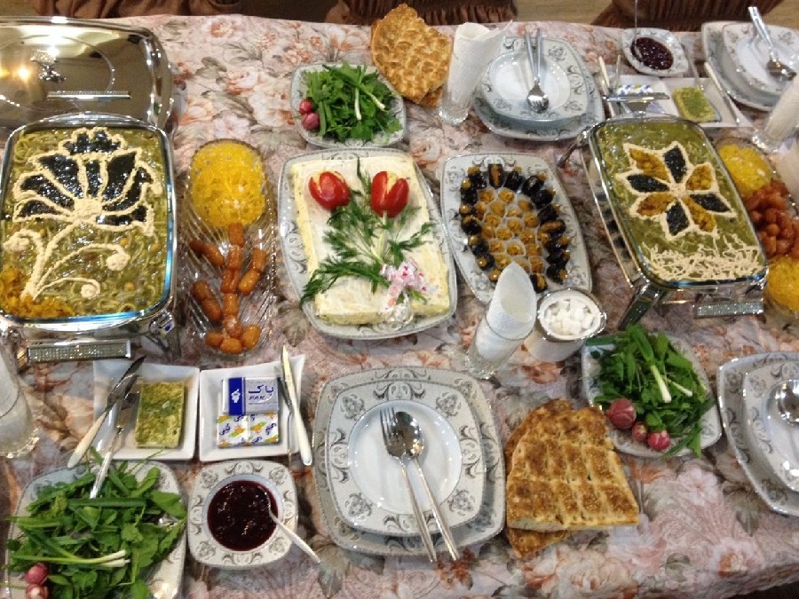 عکس میز افطاری