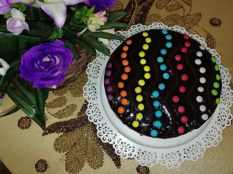 عکس کیک شکلاتی من به مناسبت میلاد امام حسن مجتبی کریم اهل بیت