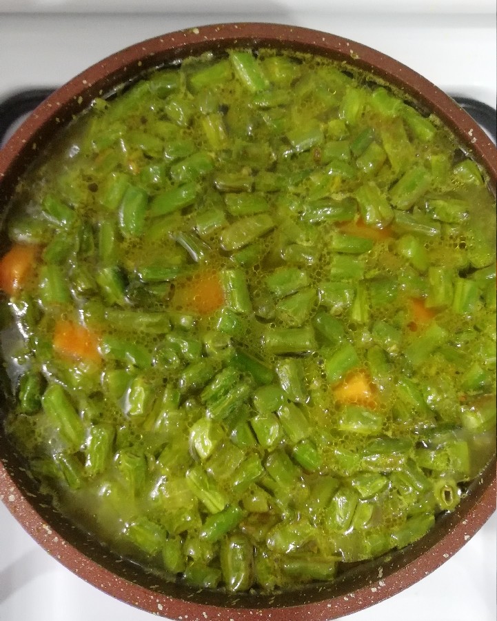 عکس خوراک لوبیا سبز