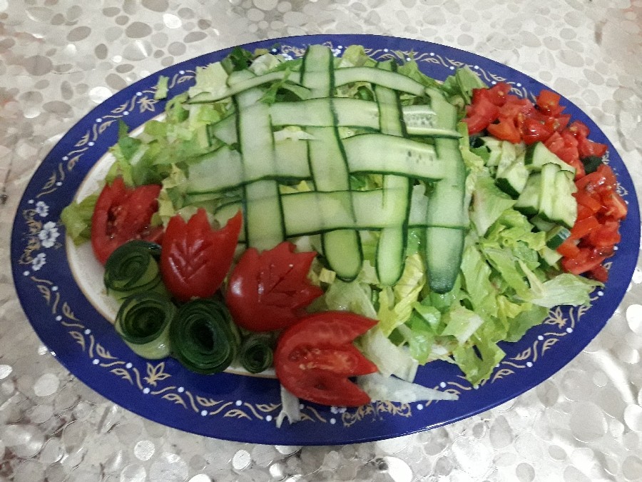 عکس سالاد من برای شام مون