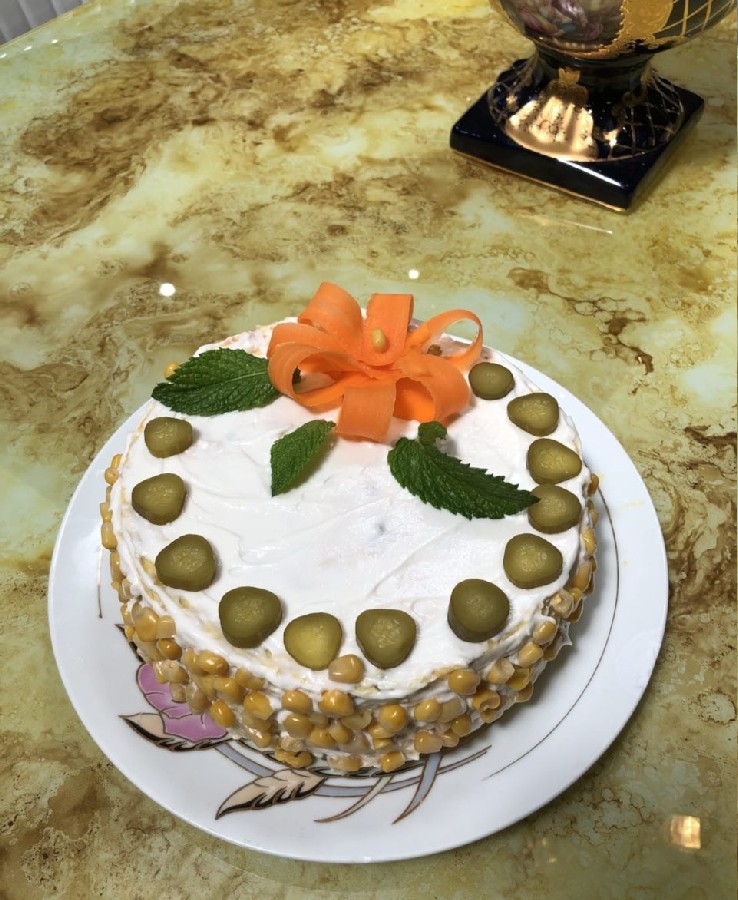 کیک سالاد الویه 