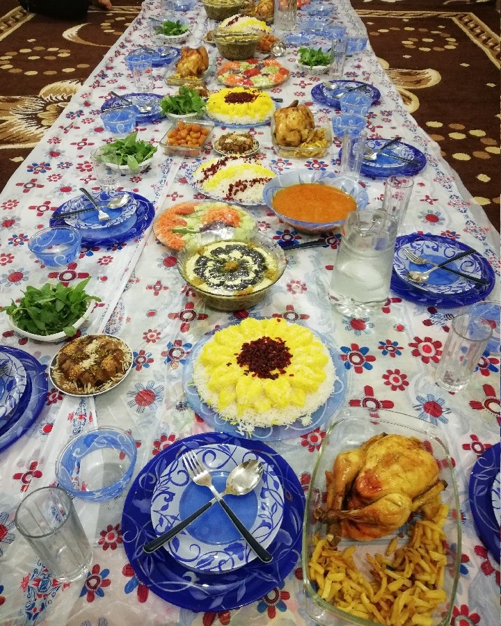 عکس افطاری خانواده همسرجان