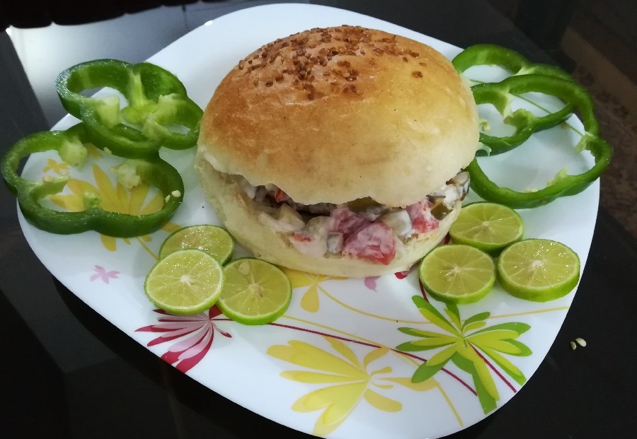 بوقلمون برگر یونانی