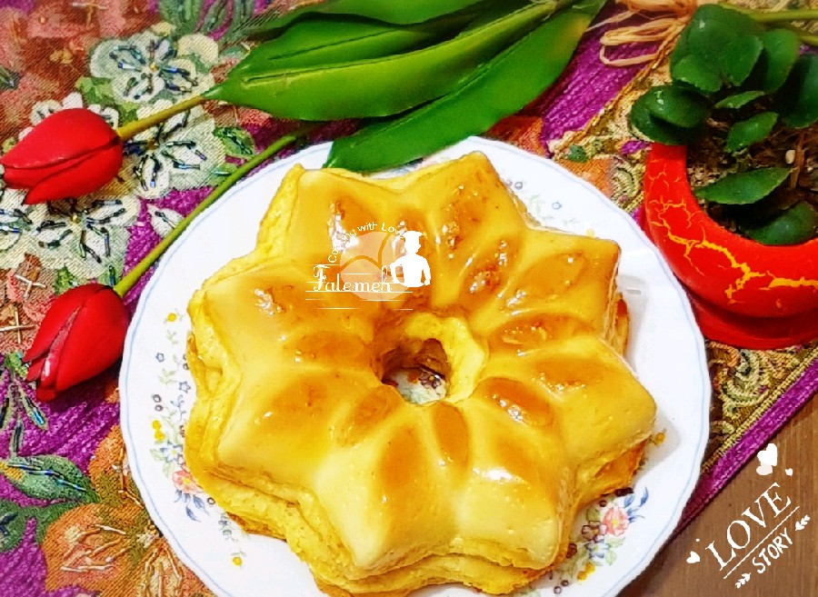 عکس فلن کیک سوئدی Flan cake