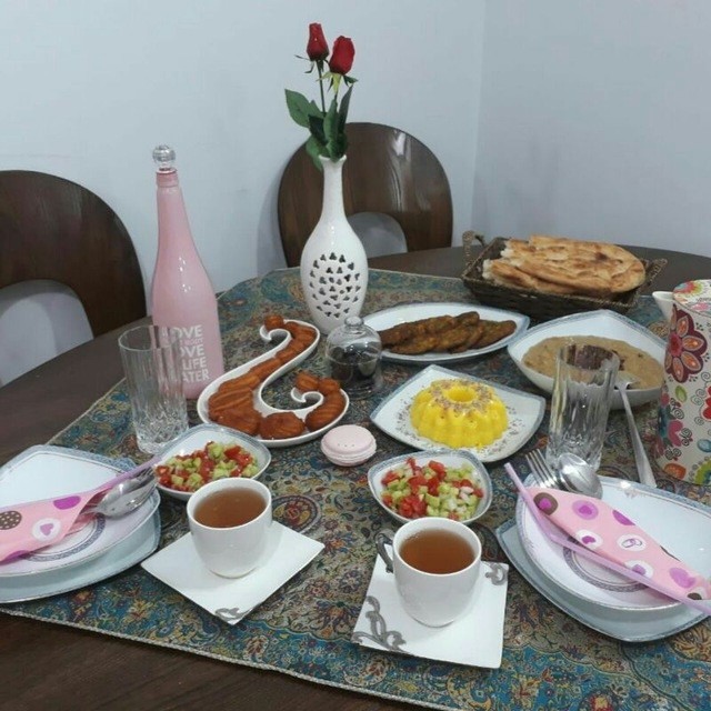 عکس میز افطار 
