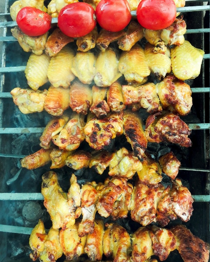 جوجه کباب های آقامون پز