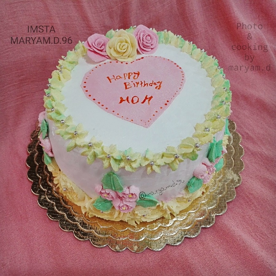 عکس #کیک_تولد مامان جانم