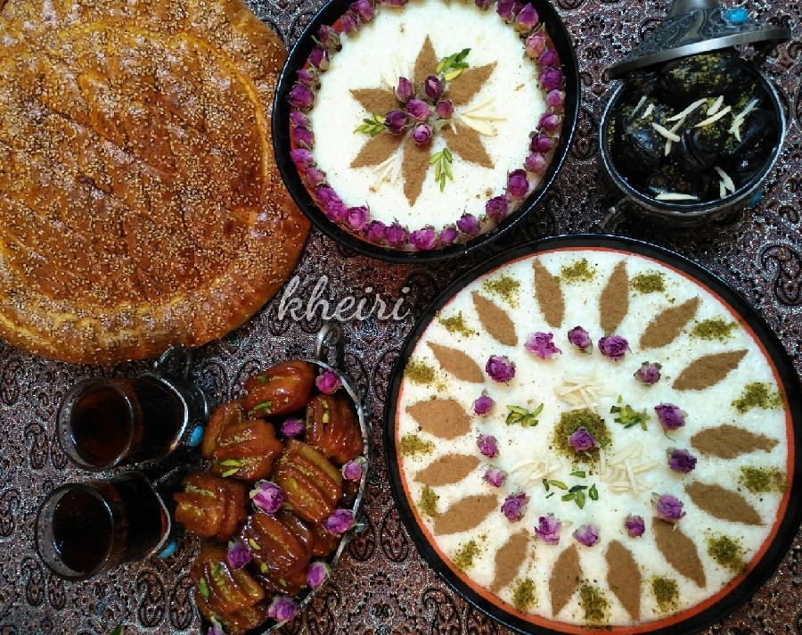 عکس سفره افطار