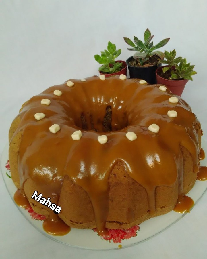 عکس کیک قهوه کاکائویی