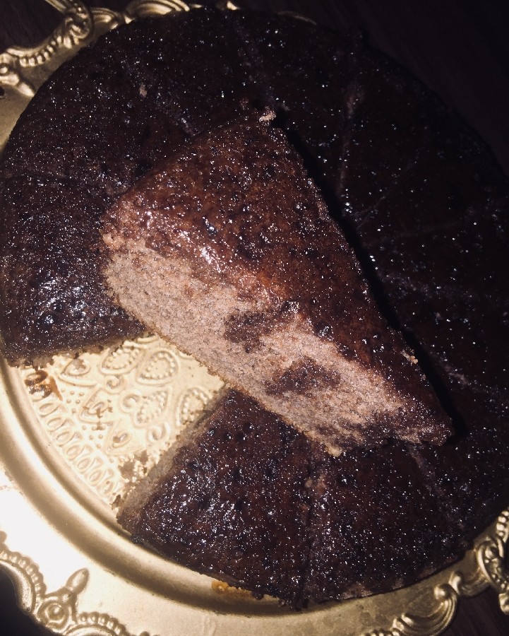 عکس کیک خیس ساده من