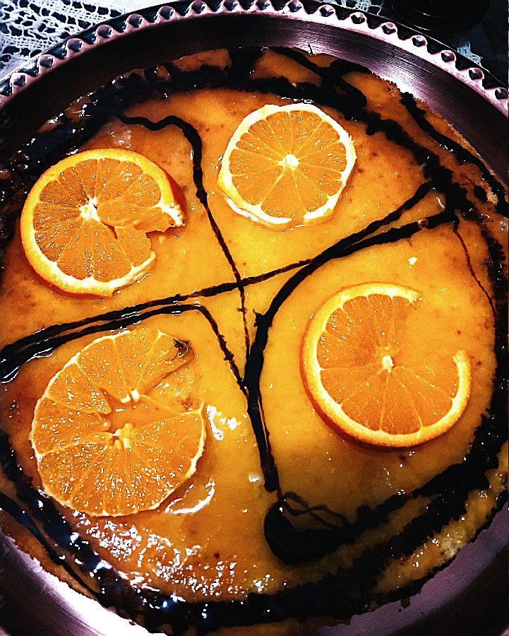 کیک خیس پرتقالی 