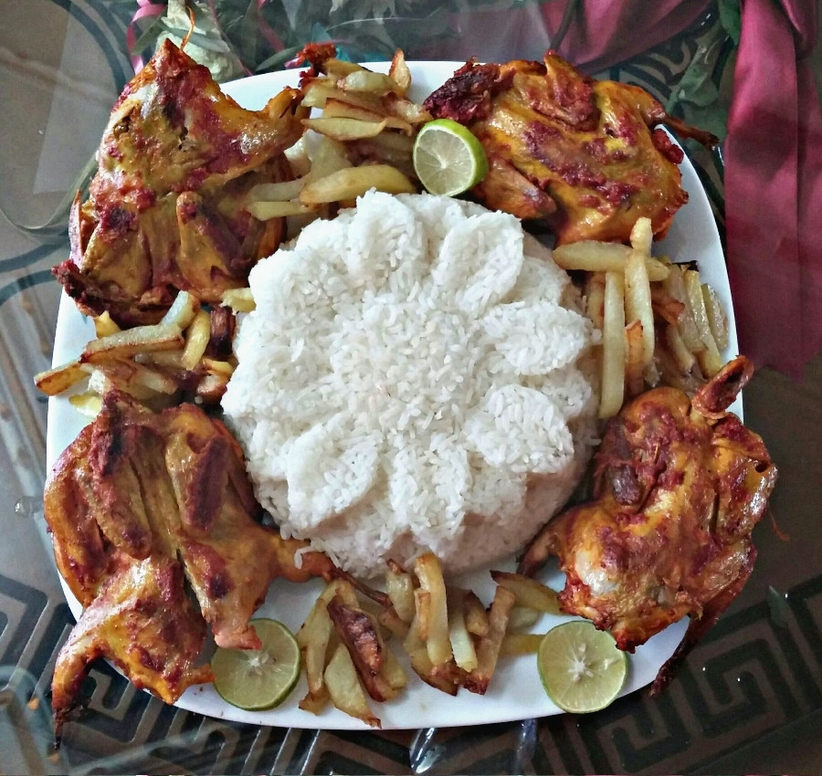 عکس خوراک بلدرچین در فر
