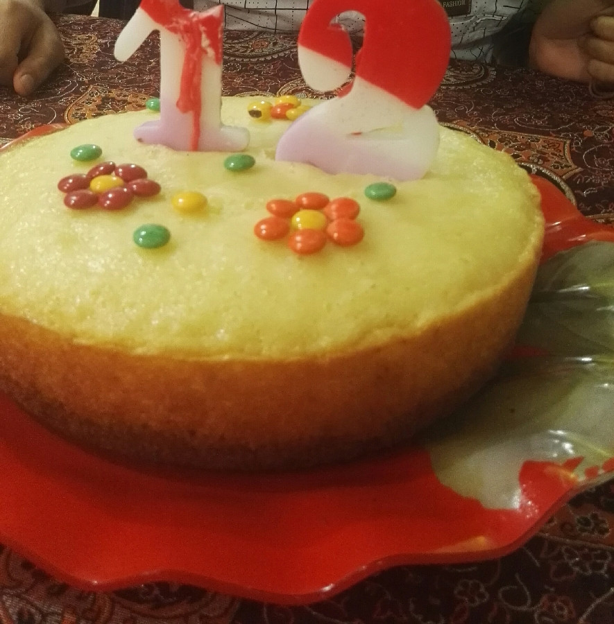 کیک تولد محمد معین پسرم