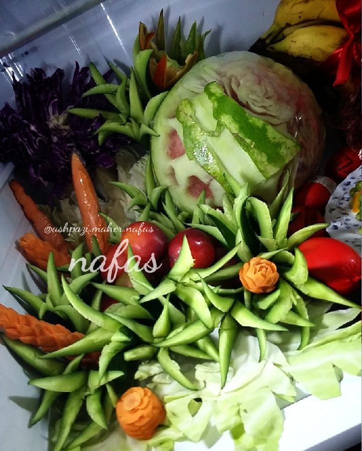 عکس حکاکی_میوه دیزاین_میوه