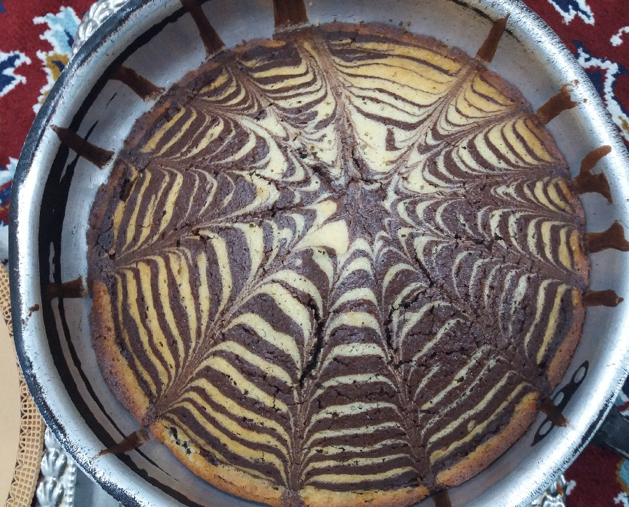 عکس زیبرا کیک من برای اولین بار بسیار عالیییی