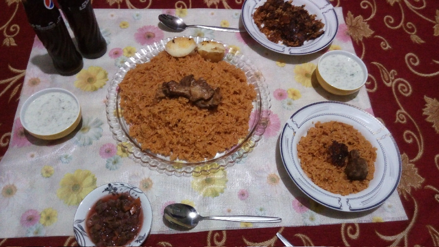 عکس چکدرمه غذای محلی ترکمن ها نهار امروزم بود دوستان 