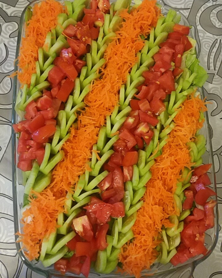 عکس سالاد کاهو