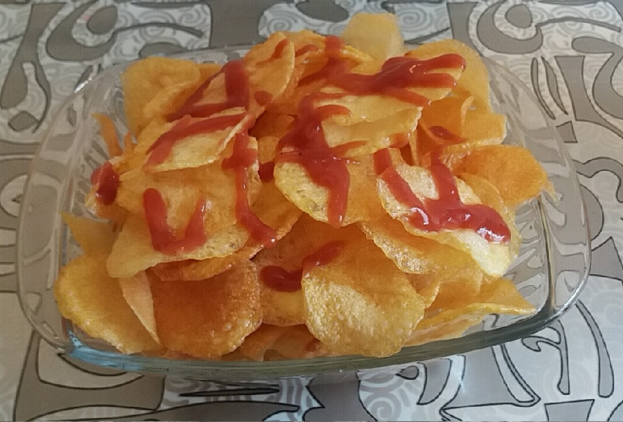 عکس چیپس خانگی
