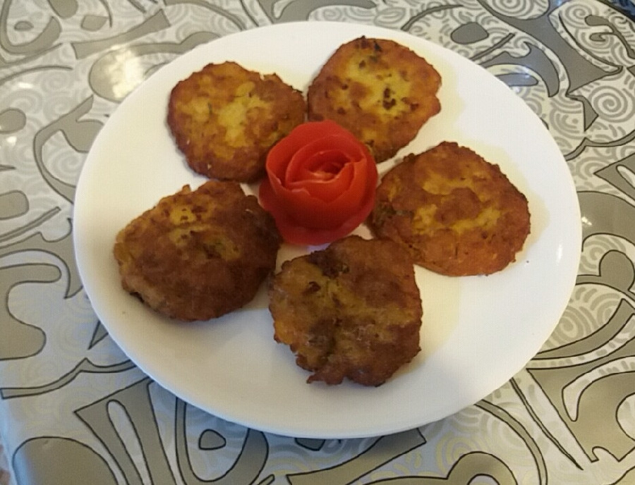 عکس کتلت سیب زمینی