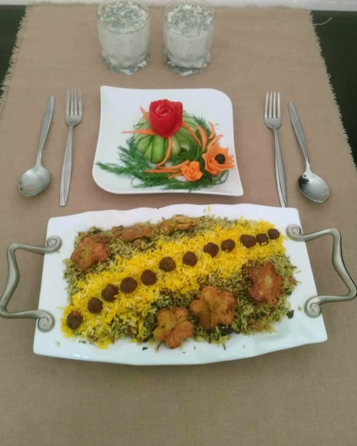 عکس کلم پلوی شیرازی