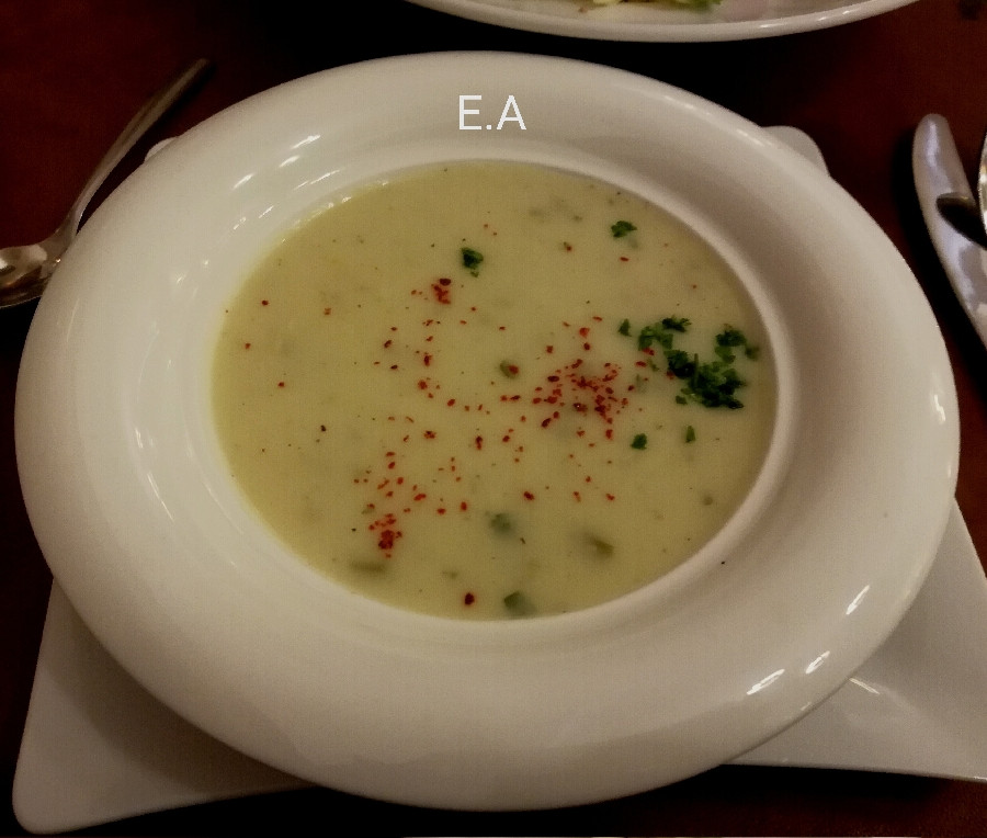 عکس سوپ خامه و سبزیجات