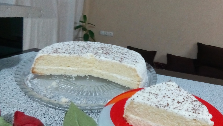 عکس کیک نارگیلی