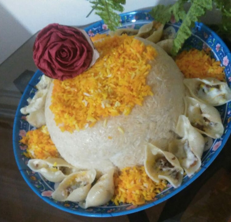 عکس تزئین برنج من