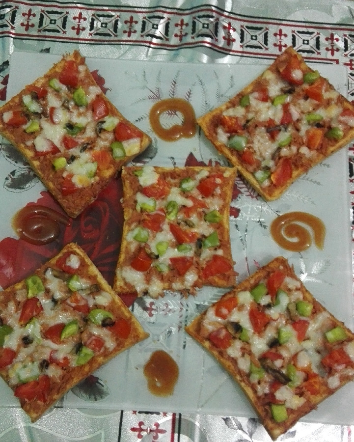 پیتزا مکعبی 