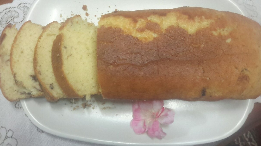 عکس سلام دوستان عزیز کیک کشمشی خیلی نرم وعالی
