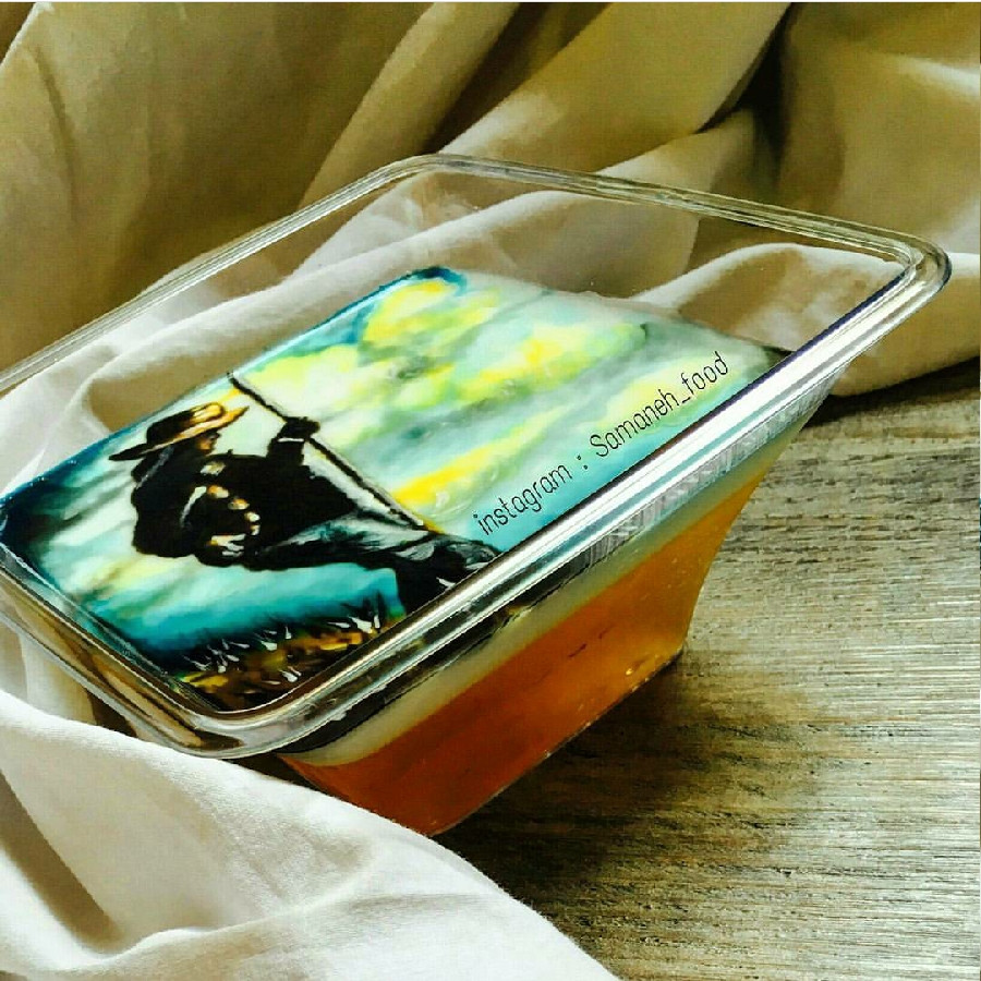نقاشی روی ژله
