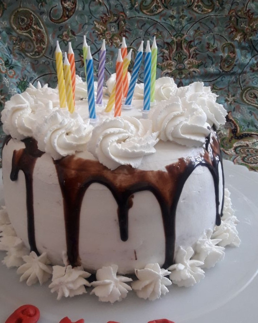 عکس کیک من واسه تولد همسرم 