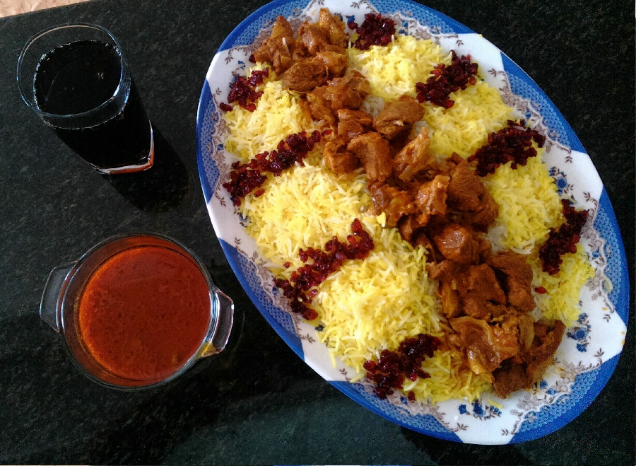 عکس چلو گوشت دستپخت مادرشوهر جوون