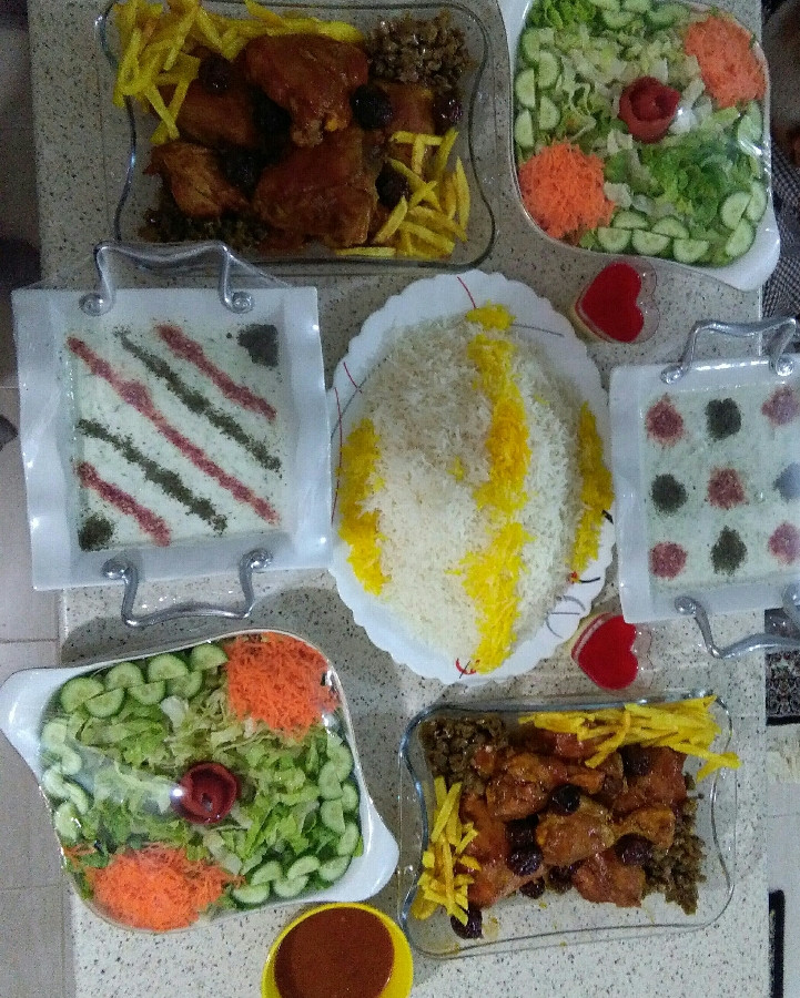 عکس شام عاااالی دستپخت آجی جووونم