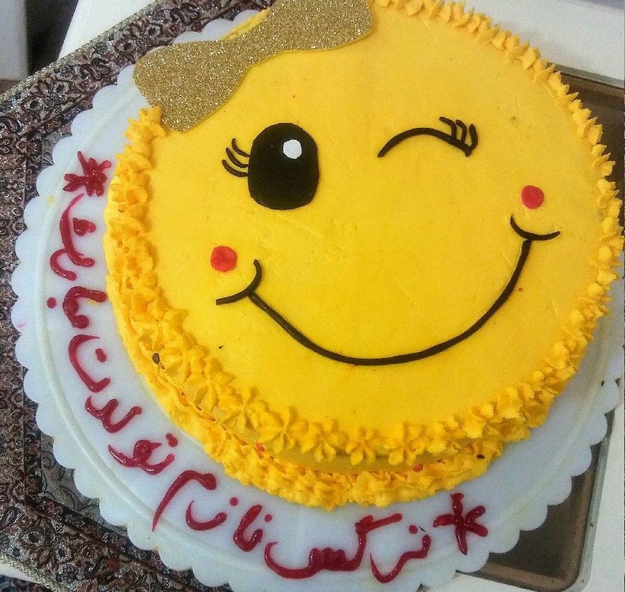 عکس کیک استیکر