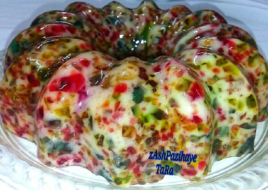 عکس ژله خرده شیشه