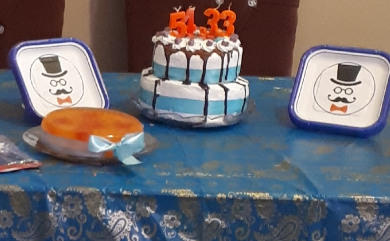عکس کیک تولد دوطبقه برای دو عزیز