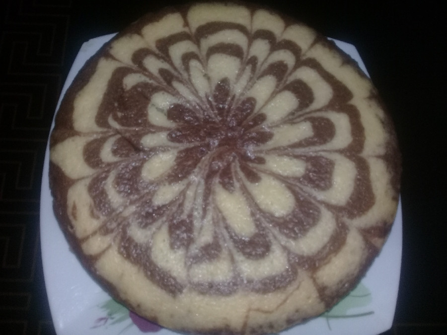 کیک زبرا وژله