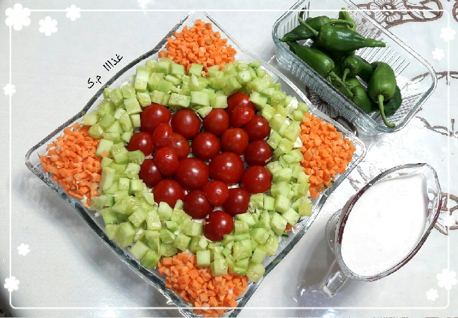 عکس سالاد سبزیجات