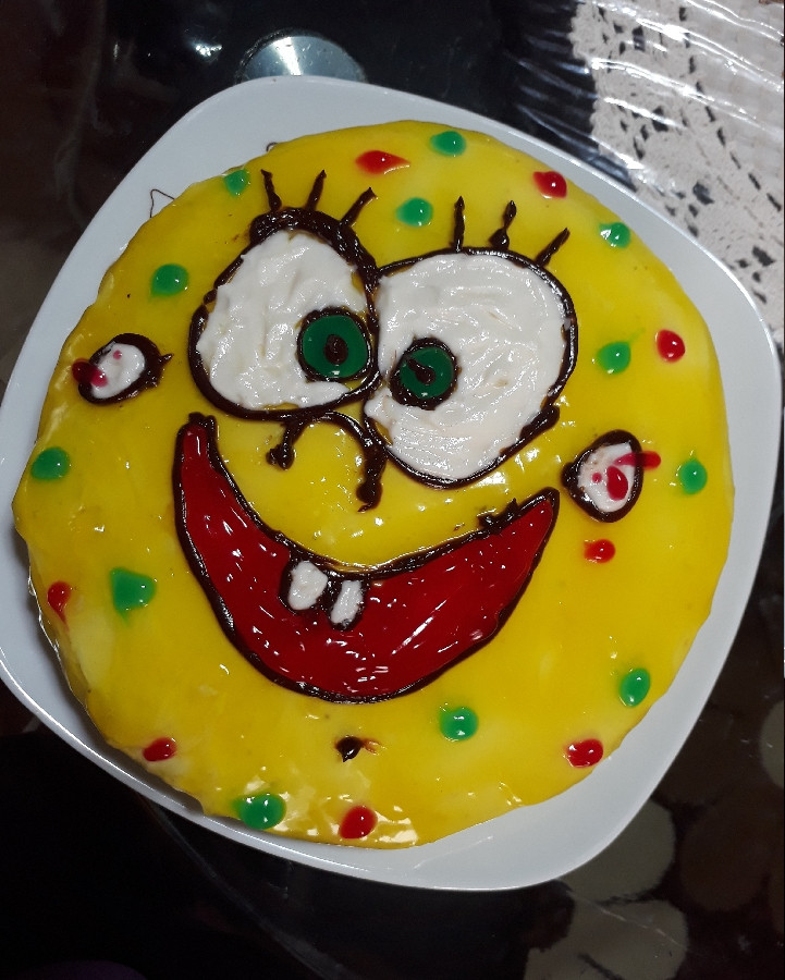 کیک باب  اسفنجی
