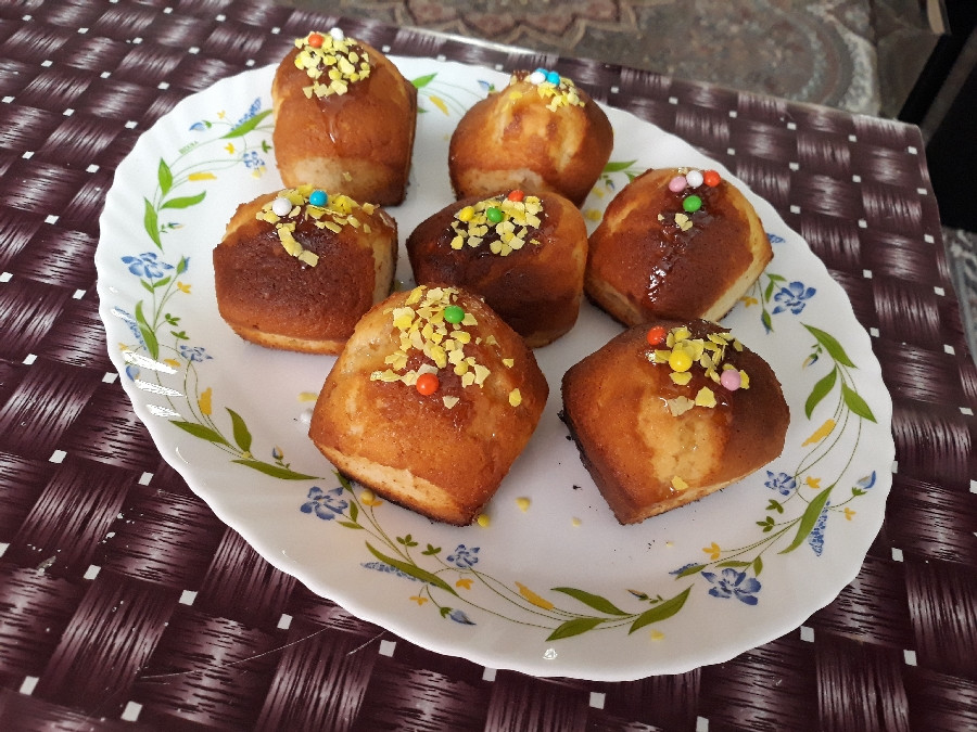 عکس کاپ کیک عجله ای ولی واقعا خوشمزه شد