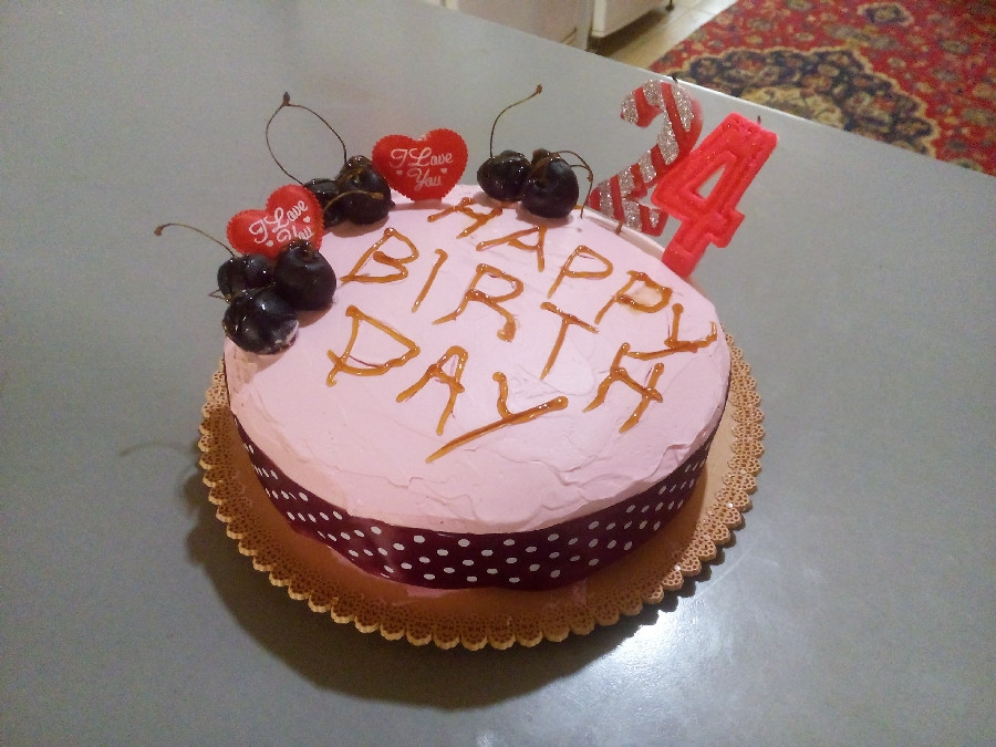 عکس کیک تولد خودم پز