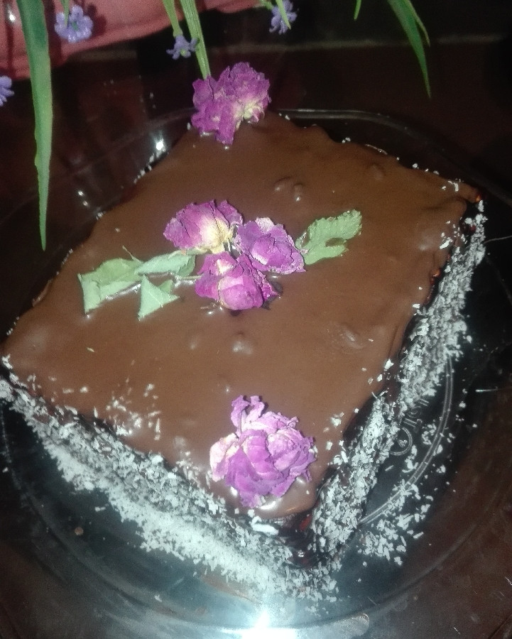 عکس کیک یخچالی شکلاتی