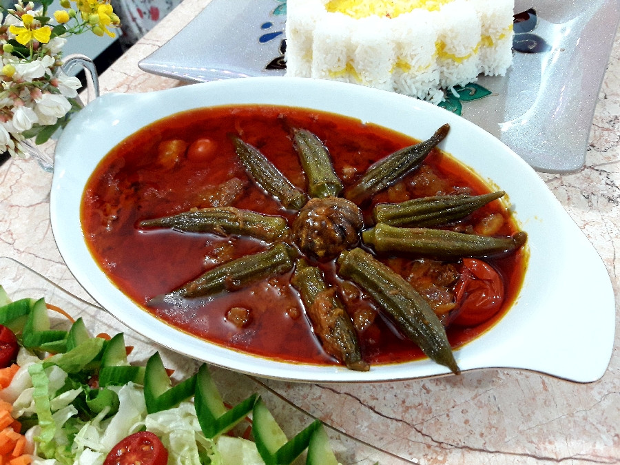 عکس خورش بامیه