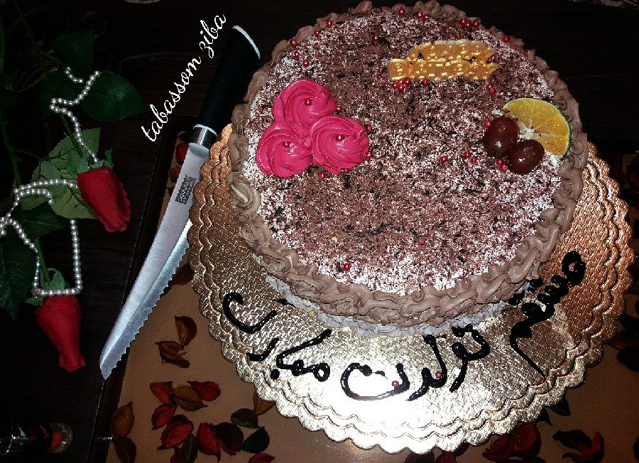 عکس کیک شیری
