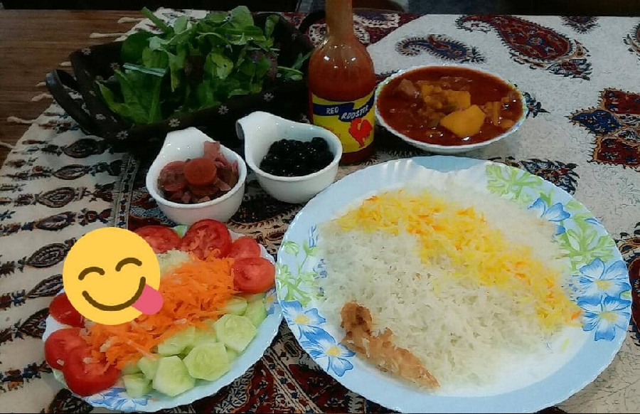 عکس خورشت مرغ وقلیه ماهی