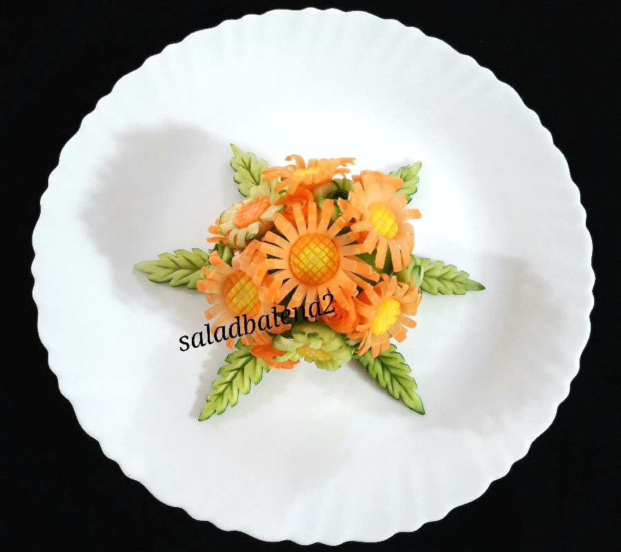 عکس گل با هویج