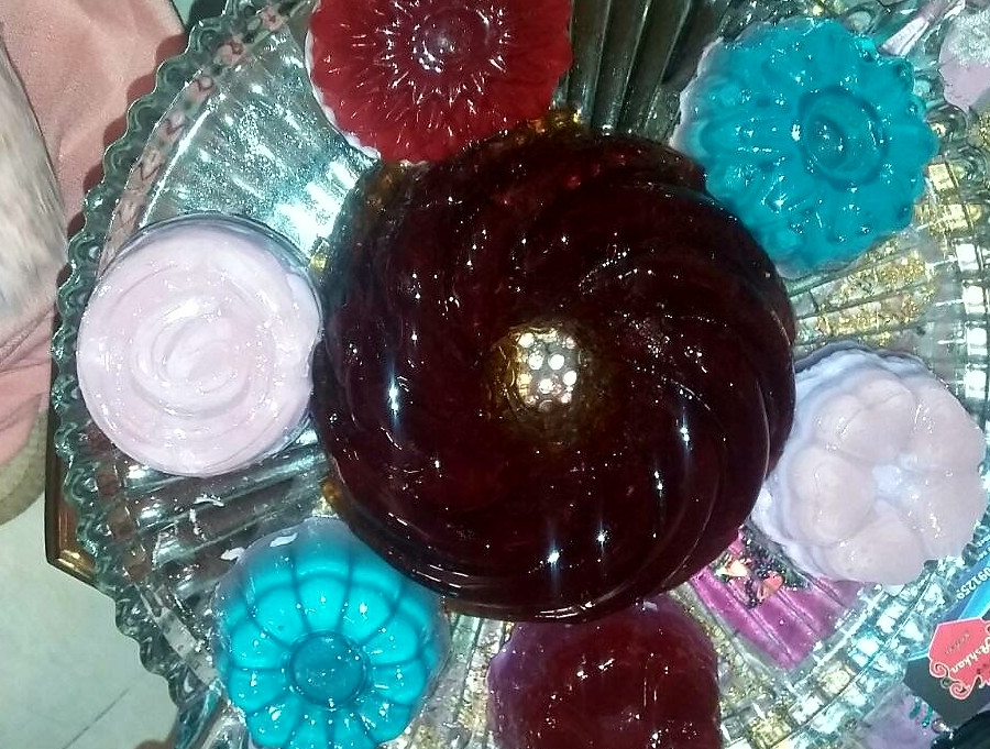 عکس ژله های چند رنگ