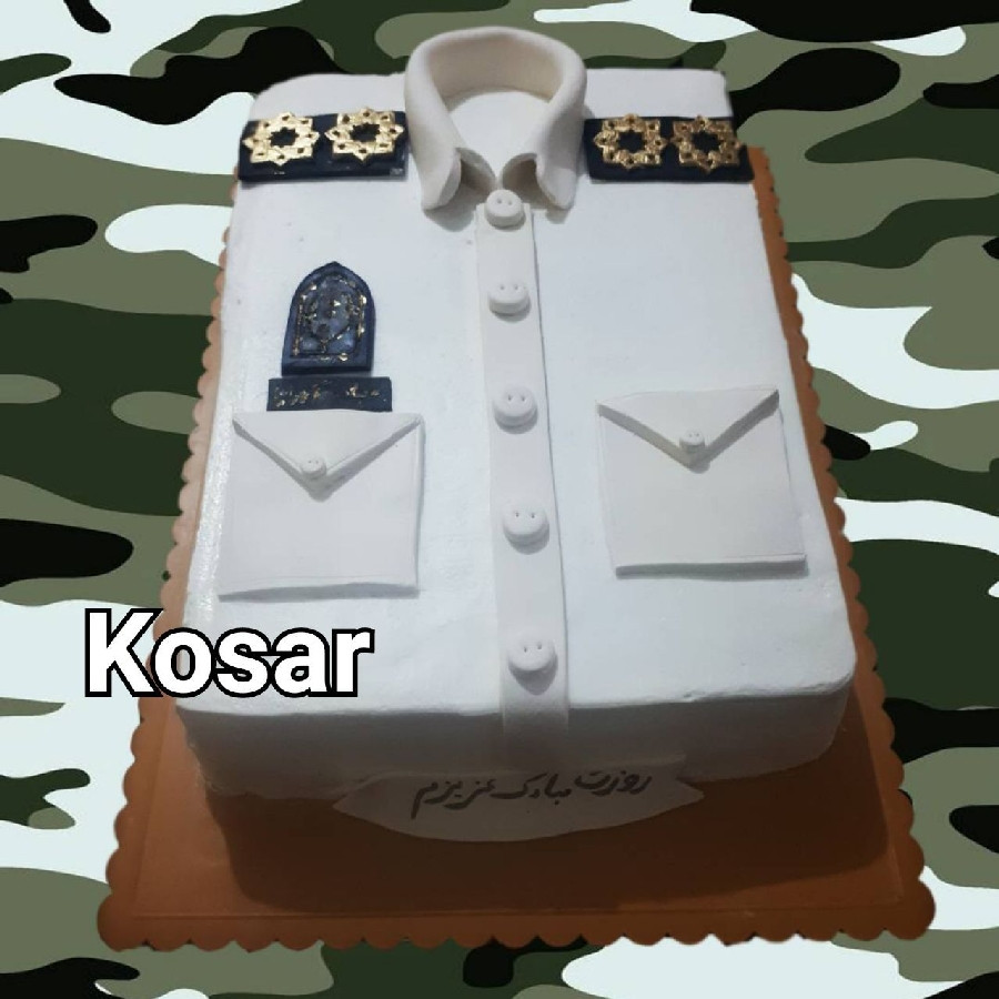 عکس کیک اسفنجی .تزئینات فوندانت