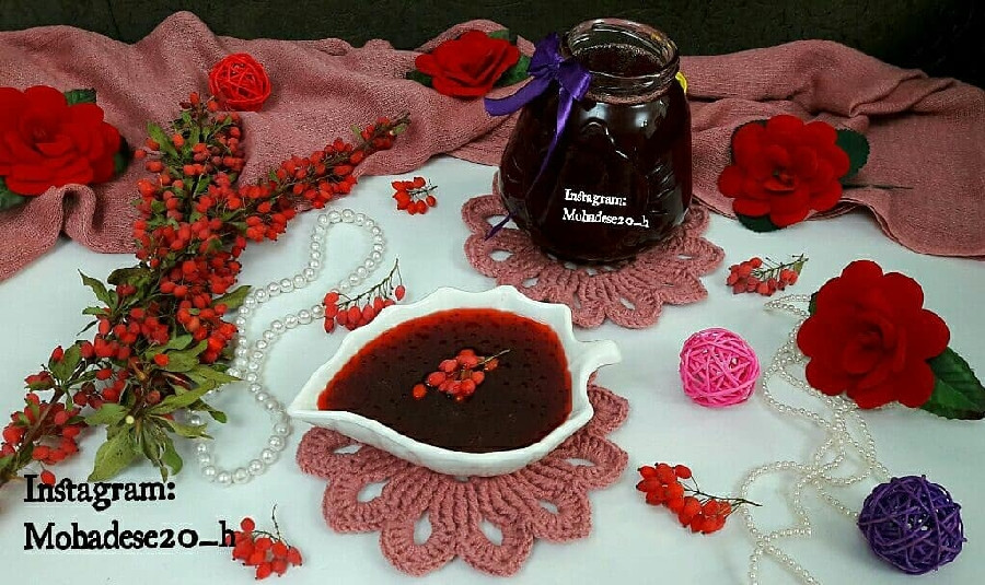 عکس مربای زرشک فوق العاده خوشمزه امروزم